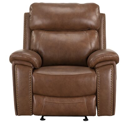 glider leather loveseat recliner recliners indoor wayfair yeager power reclining